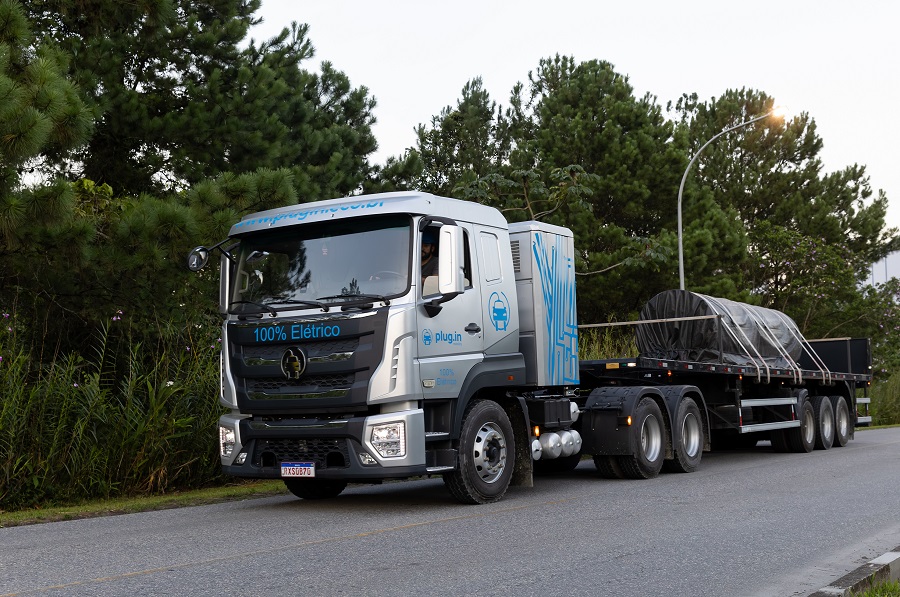 ArcelorMittal é a primeira produtora de aço brasileira a testar caminhão 100% elétrico