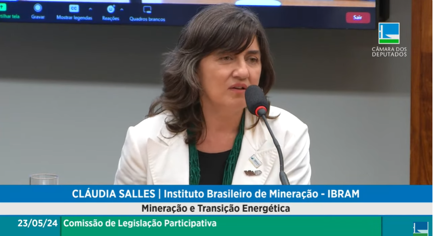 IBRAM destaca importância da mineração brasileira para a transição energética mundial em evento na Câmara dos Deputados