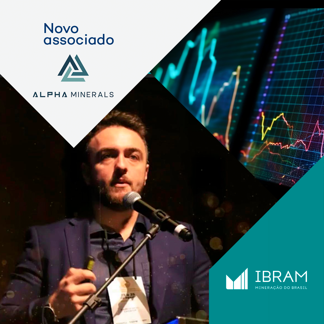 Mauricio Gaioti, CEO da Alpha Minerals, nova associada do IBRAM.