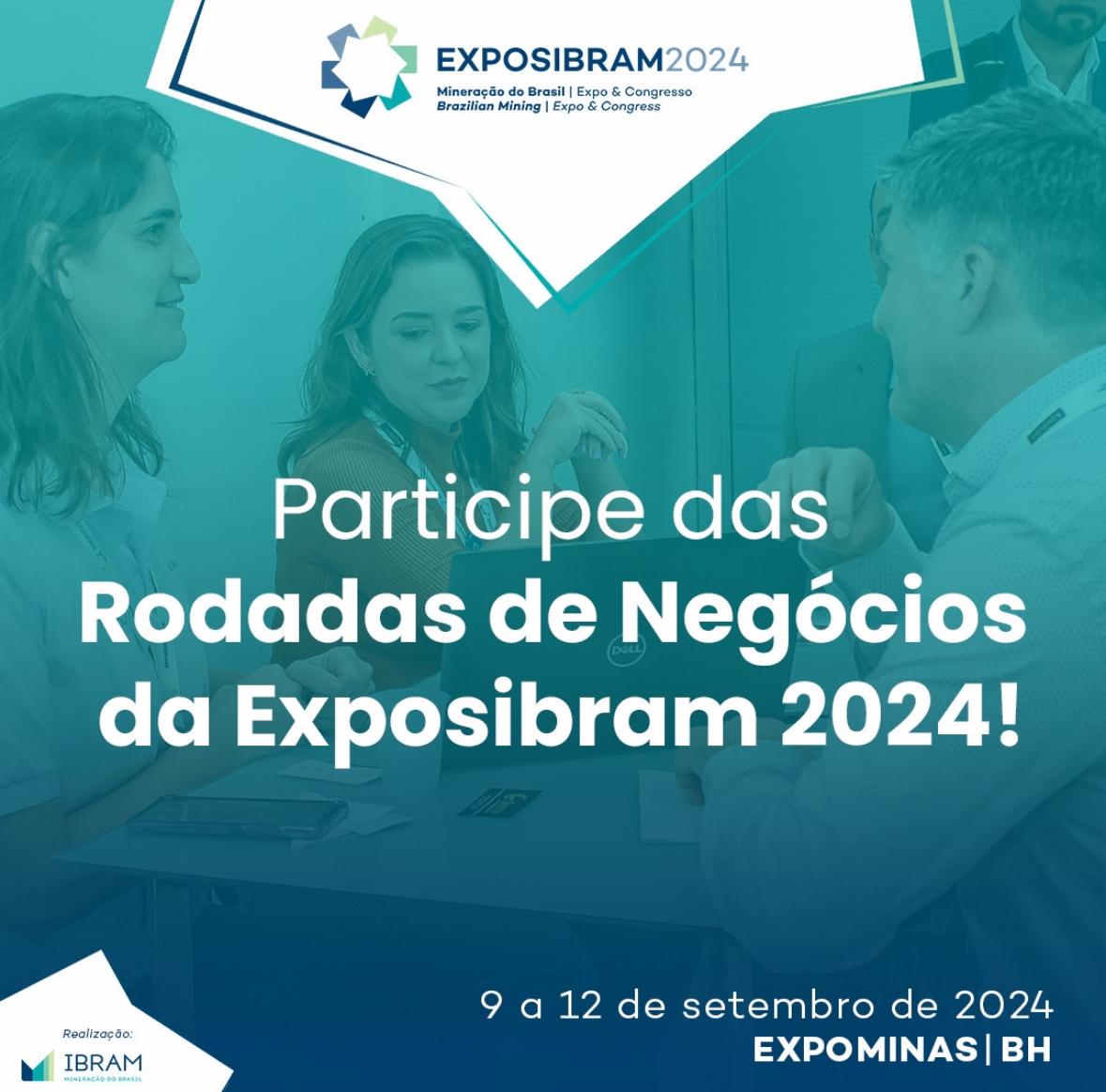 Últimos dias de inscrição para as rodadas de negócios da EXPOSIBRAM 2024