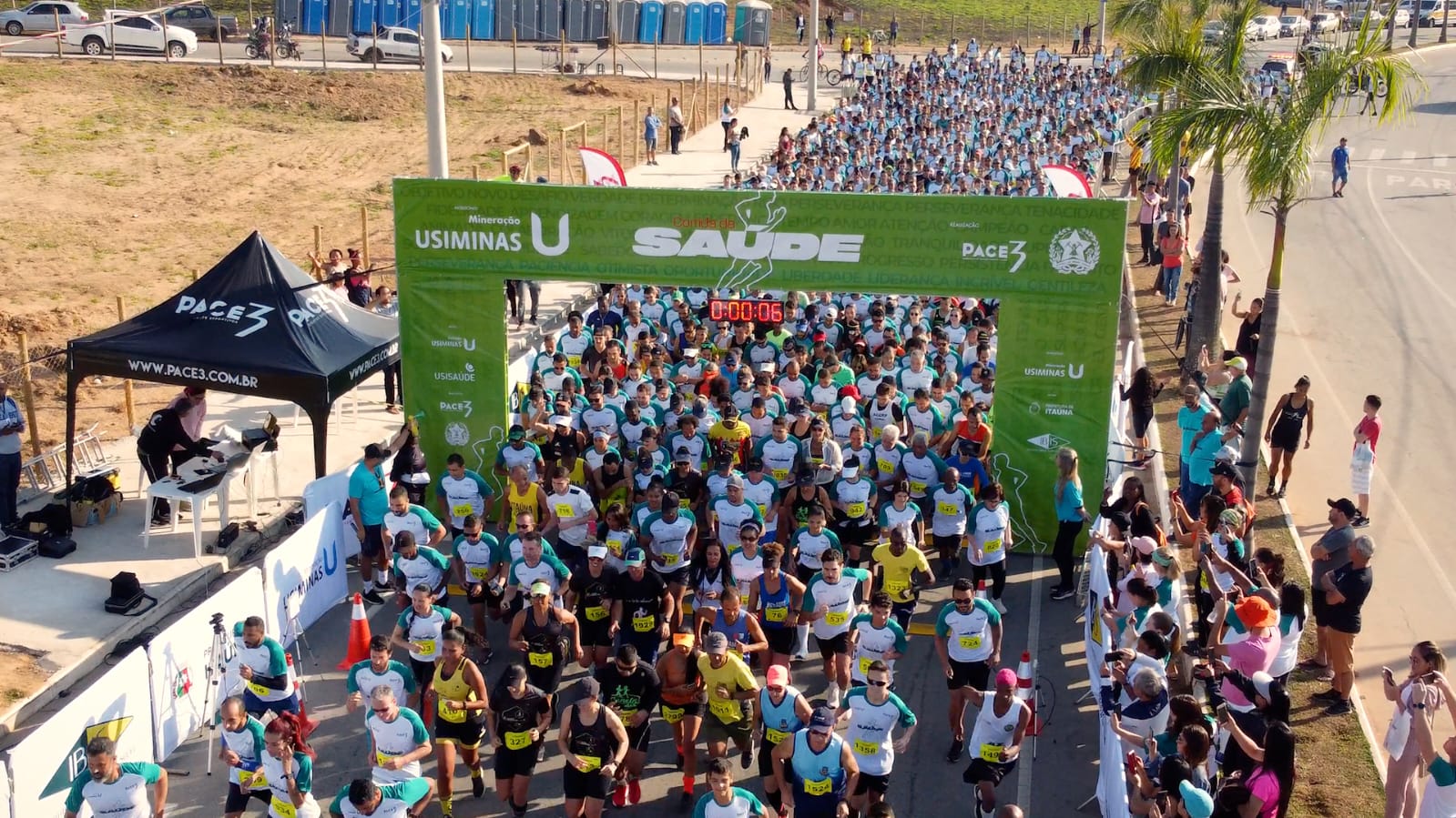 Evento esportivo gratuito será dia 27 de outubro no Boulevard Lago Sul, com patrocínio da Usiminas via Lei Federal de Incentivo ao Esporte. Créditos: divulgação Usiminas