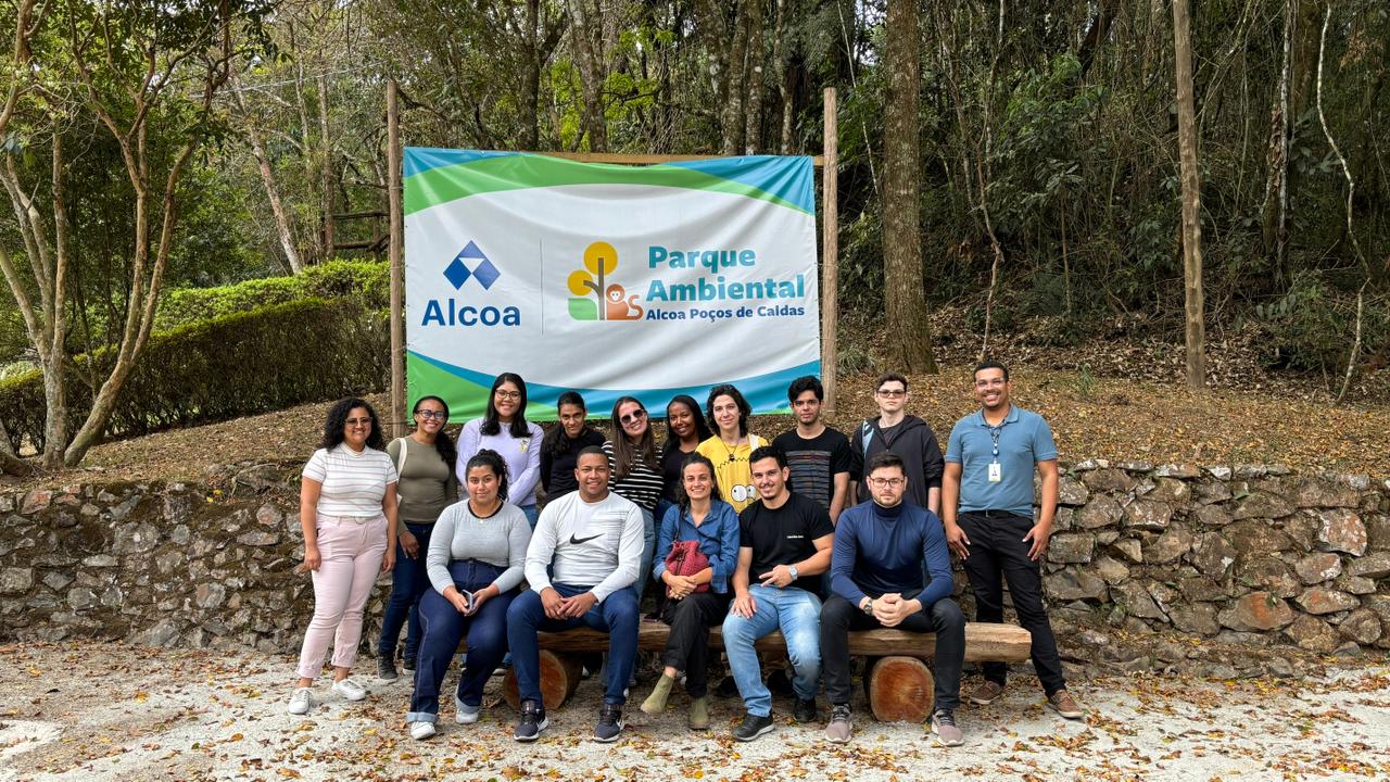 Os alunos tiveram também a oportunidade de conhecer o Parque Ambiental. Créditos: divulgação Alcoa.