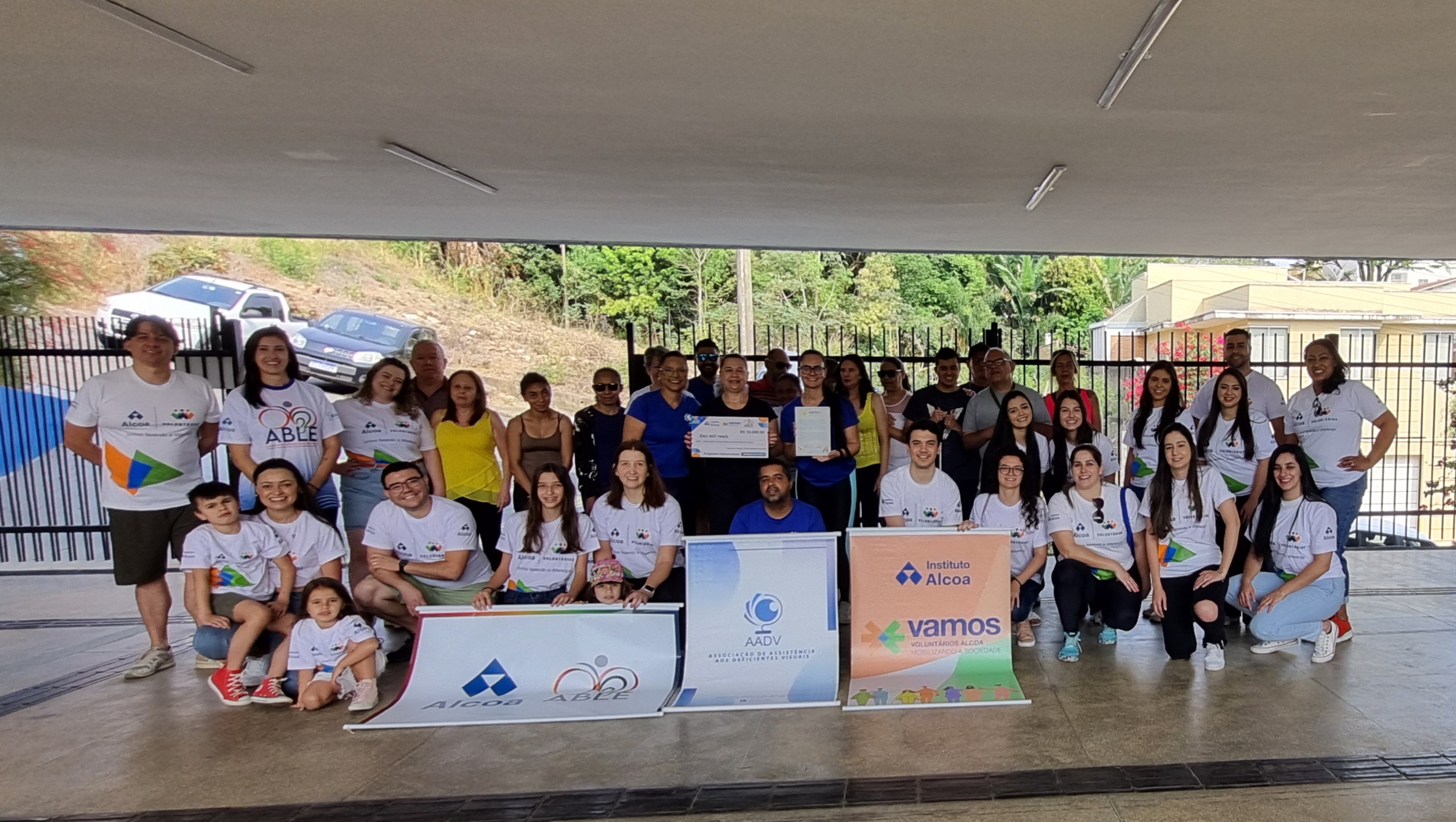 Poços de Caldas recebe ação voluntária da Alcoa Poços de Caldas