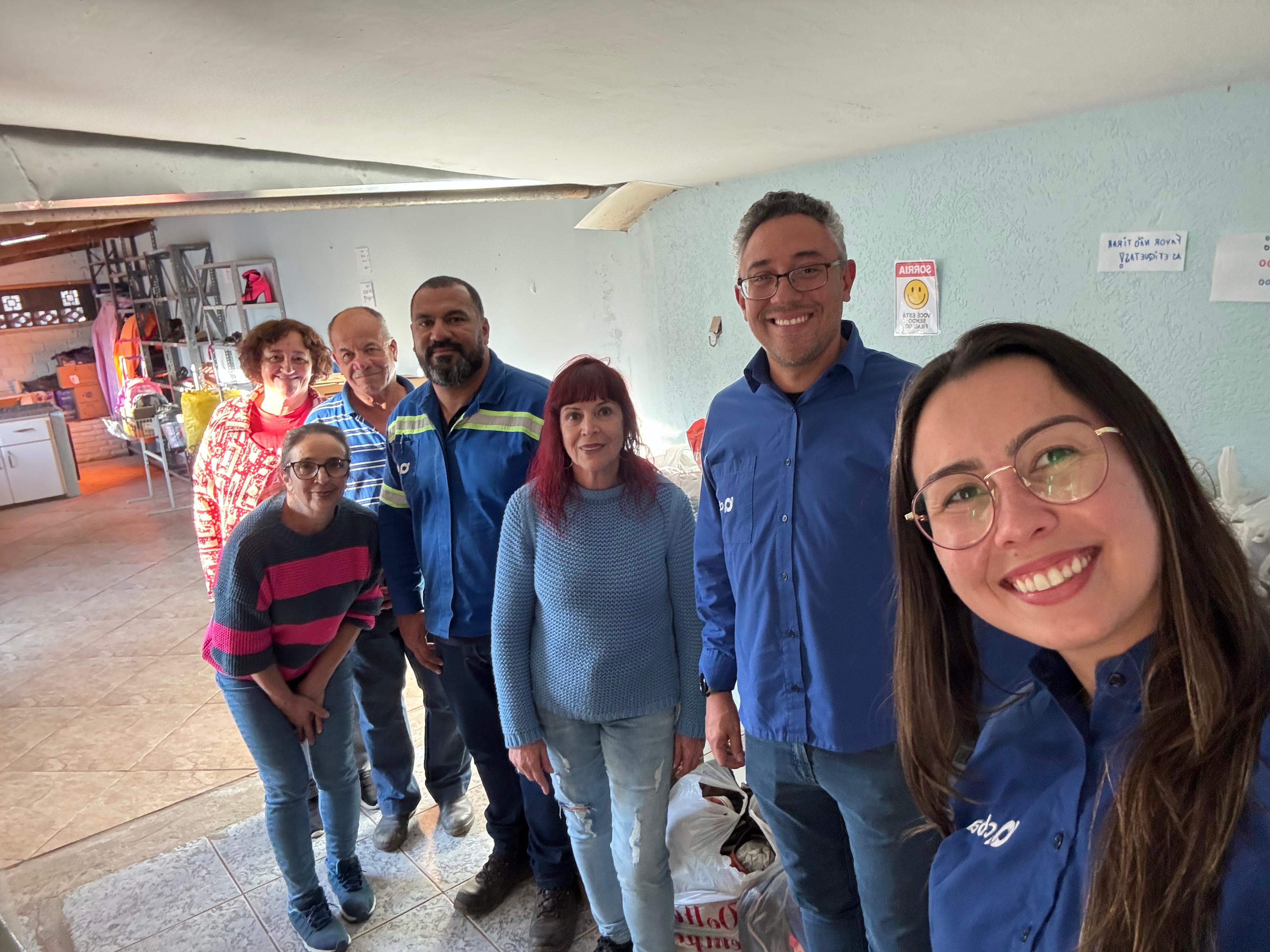 CBA doa mais de mil peças de roupas arrecadadas durante gincana socioambiental em Poços de Caldas