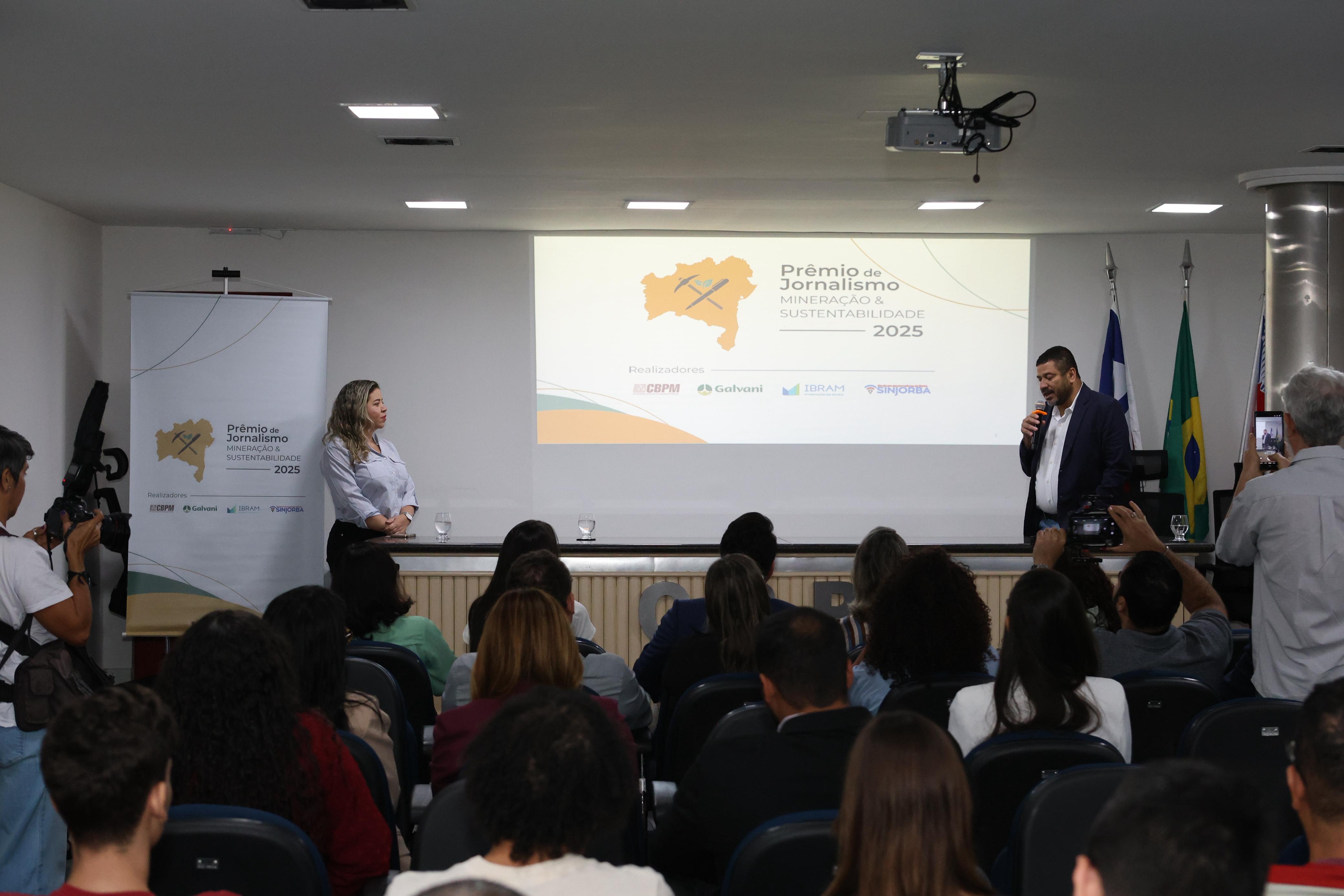CBPM, Galvani, IBRAM e Sinjorba lançam Prêmio de Jornalismo “Mineração & Sustentabilidade”