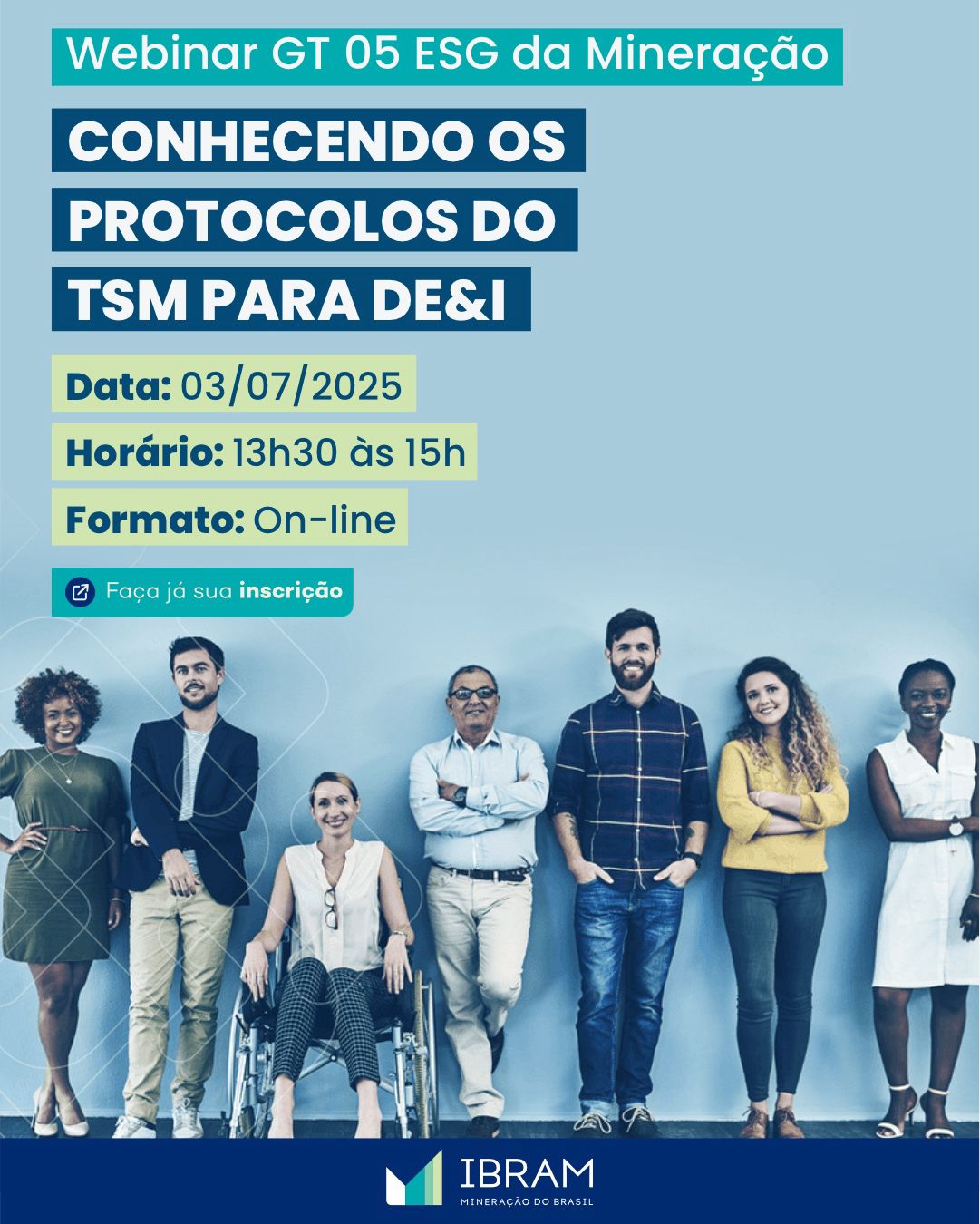Webinar “Conhecendo os Protocolos do TSM para Diversidade, Equidade e Inclusão (DE&I)”
