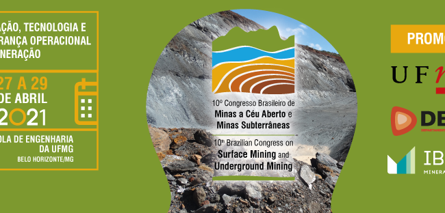 10ª edição CBMINA – Congresso Brasileiro de Minas a Céu Aberto e Minas Subterrâneas