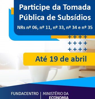 Consulta busca colher subsídios para instruir revisão de normas regulamentadoras
