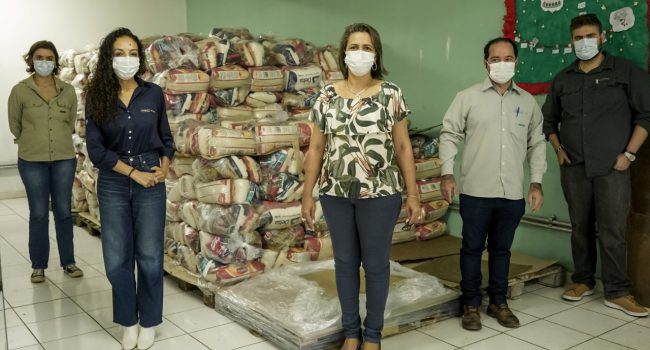 Campanha de empregados (as) Kinross doa mais de 3 mil cestas básicas para o Banco de Alimentos de Paracatu