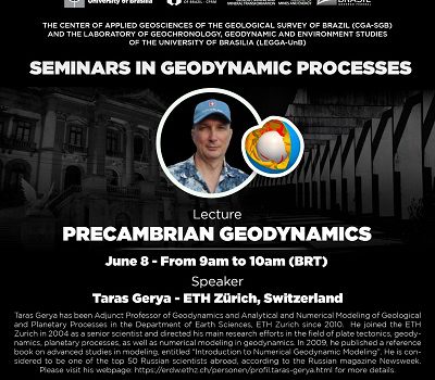 Seminário internacional sobre Processos Geodinâmicos será iniciado nesta terça-feira
