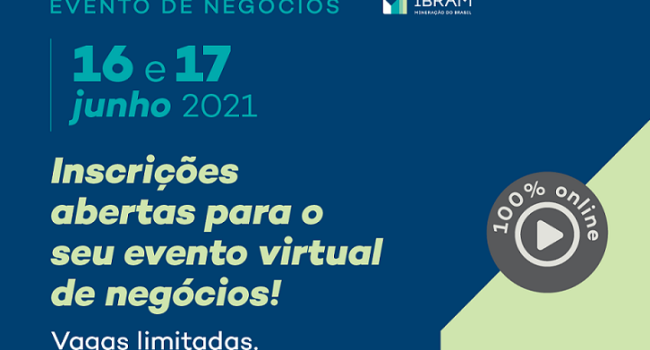Termina hoje (4/6) prazo de inscrições gratuitas para rodadas de negócio do e-Mineração