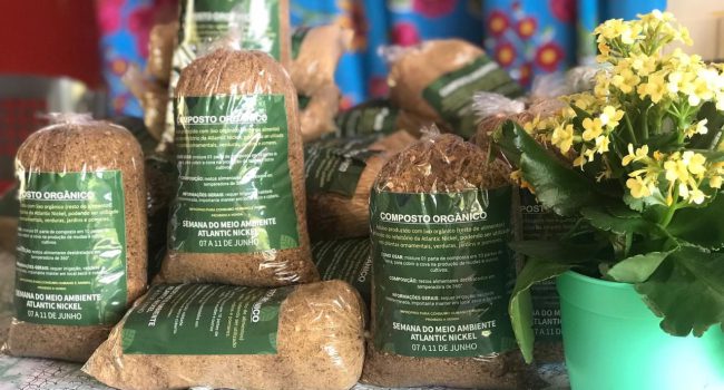 Atlantic Nickel zera desperdício de alimentos com produção de composto orgânico utilizado para reflorestamento de Mata Atlântica