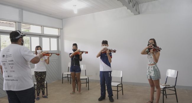 Projeto musical envolve crianças e adolescentes de Oriximiná