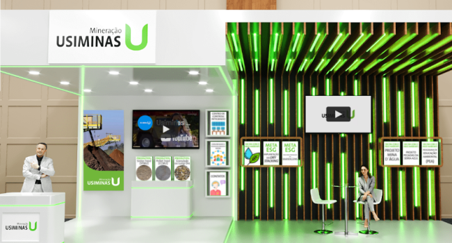 Mineração Usiminas está na EXPOSIBRAM 2021