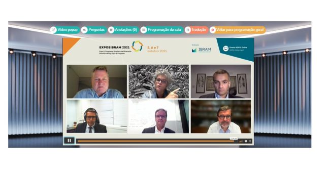 EXPOSIBRAM 2021 debate importância da mineração para fazer o planeta evoluir rumo à economia verde