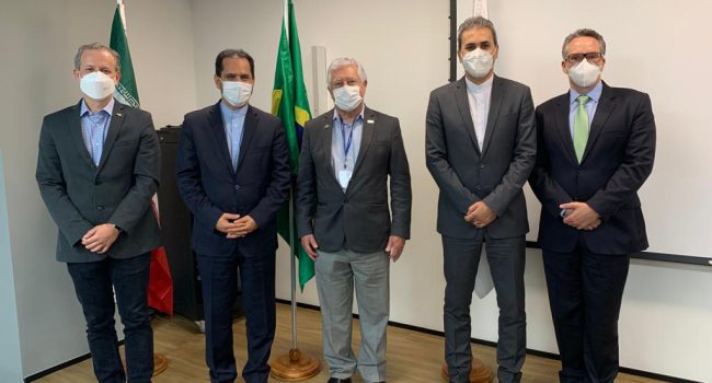 IBRAM recebe embaixador do Irã