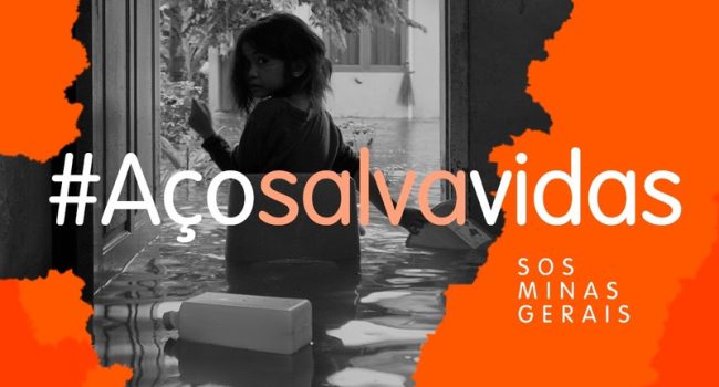 Campanha da ArcelorMittal vai arrecadar doações para as famílias atingidas pelas chuvas em Minas Gerais