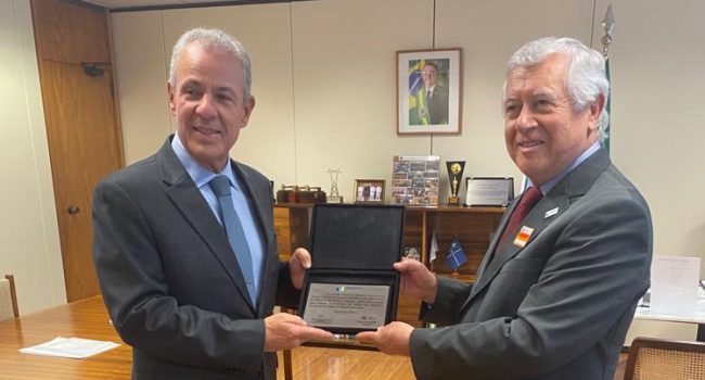 IBRAM homenageia titular do MME pelos serviços em prol do desenvolvimento da mineração