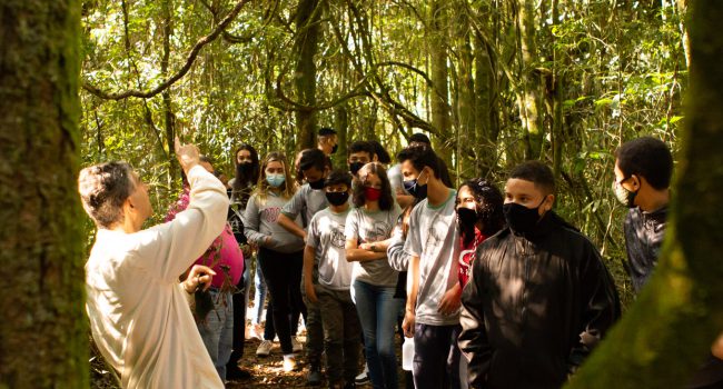 Parque reabre suas portas para alunos do Cultivando a Mata Atlântica