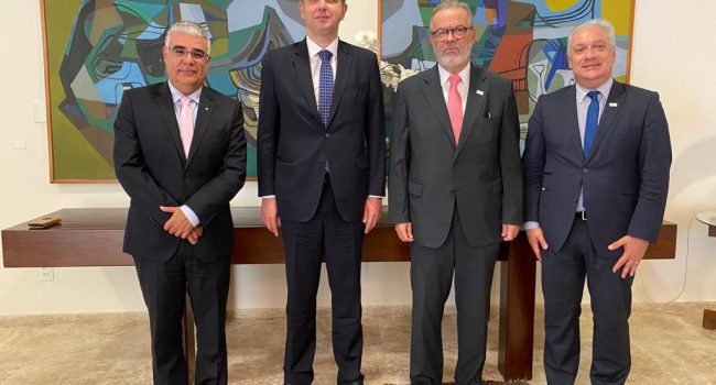 Presidente do Senado reúne-se com diretor-presidente do IBRAM