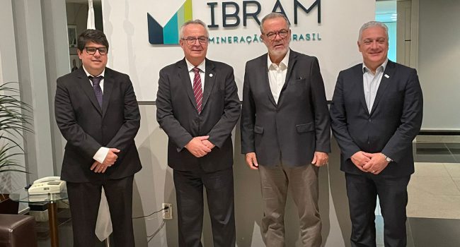 Cenários futuros da mineração em pauta no encontro entre dirigentes do IBRAM e da ANM