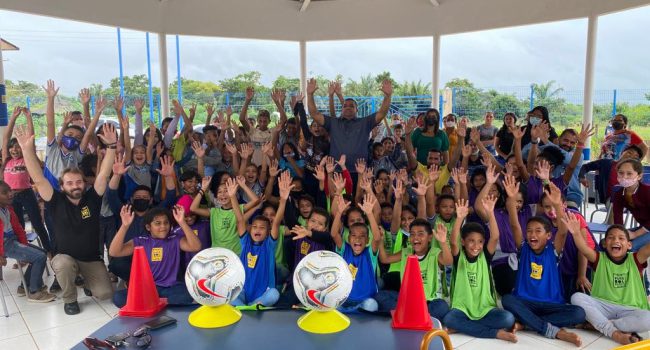 Comunidade de Aurizona e Equinox Gold dão pontapé inicial do Futebol de Rua