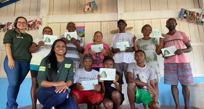 Comunidades de Oriximiná recebem oficinas sobre conservação da fauna, animais silvestres e lixo