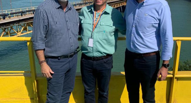 Diretor-presidente do IBRAM visita operação da Vale em Vitória (ES)