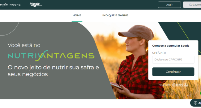 NutriVantagens: agricultor ganha novo programa de fidelidade na compra de adubo