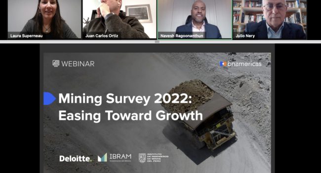 Webinar apresenta novas estratégias e desafios da indústria de mineração da América Latina