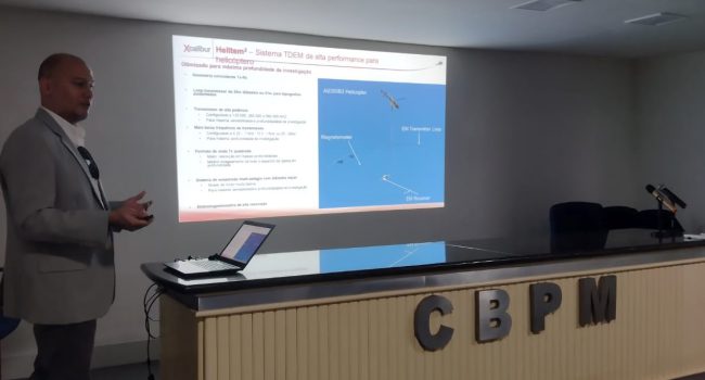 CBPM recebe dados do Levantamento Aerogeofísico
