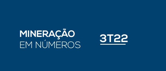 Infográfico – Mineração em números – 3º trimestre 2022