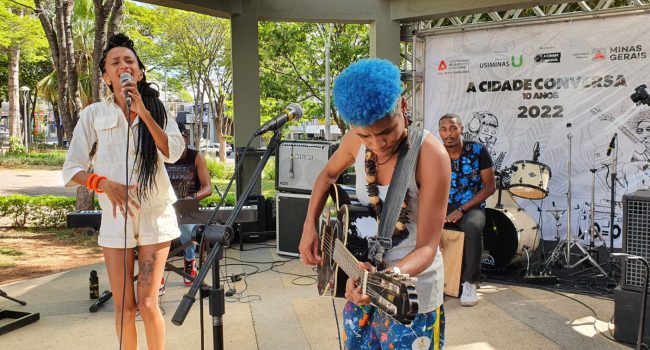 “A Cidade Conversa” leva música e arte para a comunidade de Itaúna