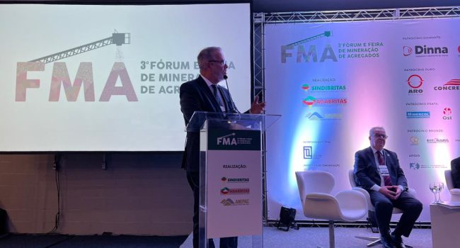IBRAM debate sobre mercado de fertilizantes e agregados no 3º Fórum e Feira de Mineração de Agregados