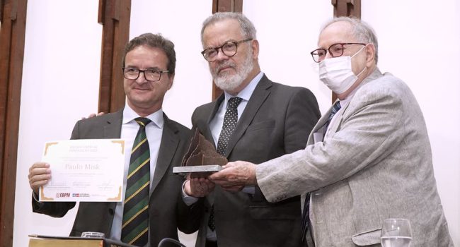 Diretores do IBRAM participam da cerimônia de entrega do Prêmio CBPM de Mineração 2022