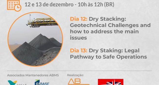 Governo britânico e ABSM vão organizar webinar sobre empilhamento a seco