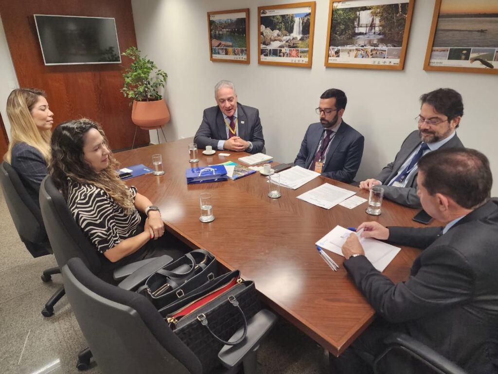 Os aspectos tributários da mineração e o fortalecimento da ANM foram debatidos entre representantes do IBRAM e o senador Vanderlan Cardoso