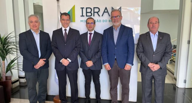 Presidente do IBRAM recebe diretoria do Grupo J Mendes 