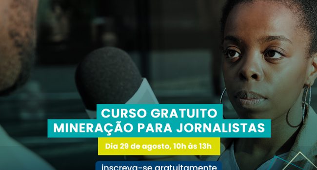 Jornalistas, assessores de imprensa e estudantes terão curso gratuito sobre mineração durante a EXPOSIBRAM 2023