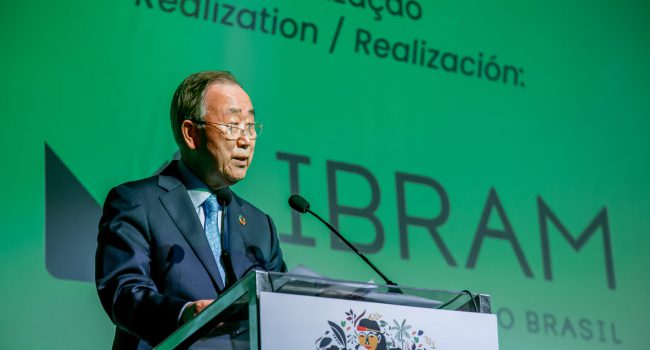 “Não existe planeta B”, alerta Ban Ki-moon