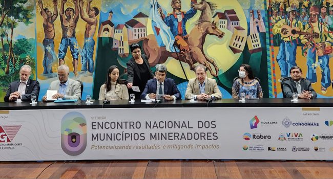 IBRAM participa da abertura do V Encontro Nacional dos Municípios Mineradores