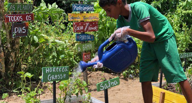 BAMIN promove ação de educação ambiental em Sambaituba