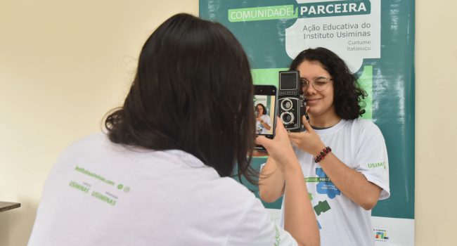 Oficina de fotografia com celular movimenta o Curtume