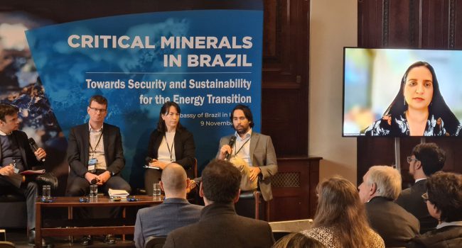 Cenário da mineração brasileira foi apresentado pelo IBRAM em seminário organizado pela Embaixada do Brasil em Londres