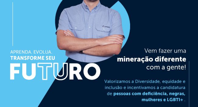 Inscrições para o Programa de Estágio da Samarco terminam no dia 20 de dezembro