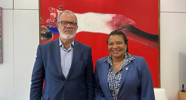 Raul Jungmann apresenta à Margareth Menezes panorama dos investimentos do setor mineral em projetos culturais