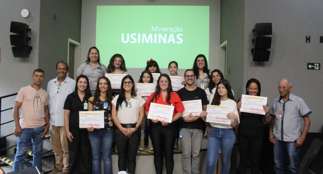 Mineração Usiminas recebe alunos de música em formatura da Lira São Sebastião