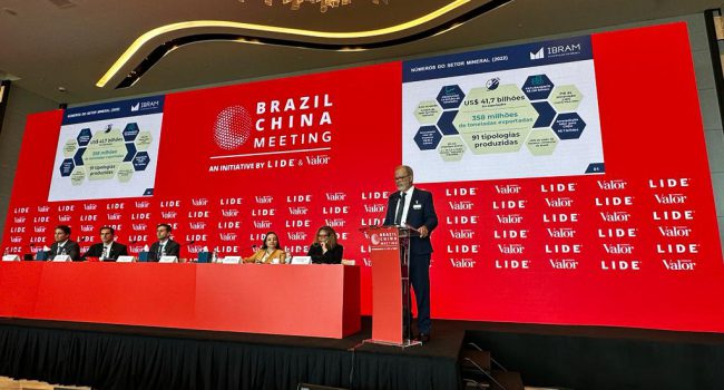 No Brazil China Meeting, presidente do IBRAM apresenta panorama e perspectivas da mineração brasileira a investidores internacionais