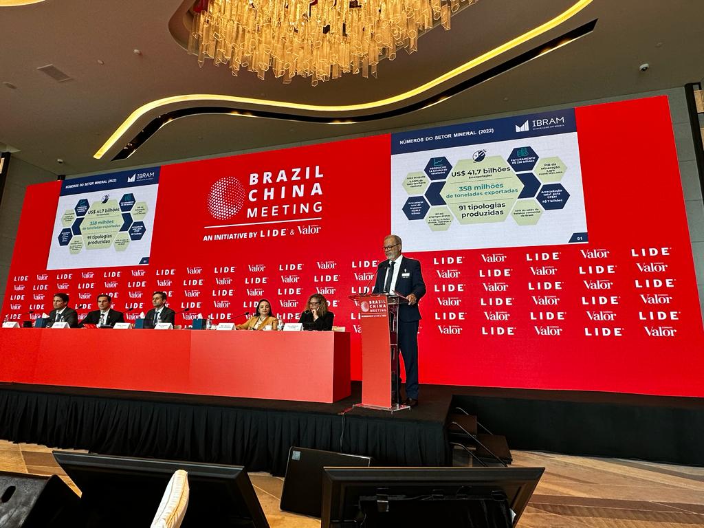 No Brazil China Meeting, presidente do IBRAM apresenta panorama e perspectivas da mineração brasileira a investidores internacionais