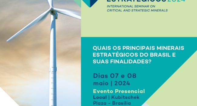 Brasília will be the stage for debate on critical and strategic minerals